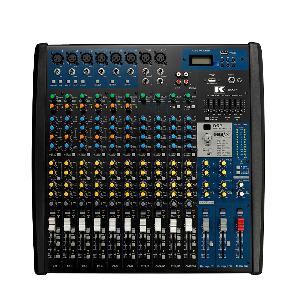 14路调音台